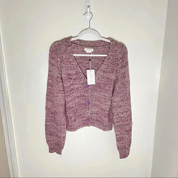 NWT Lovers + Friends Marlene Cardigan in Purple - Picture 4 of 9